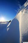 Wall of snow