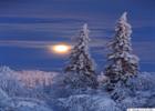 Full winter moon