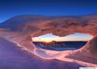 Snow formation in Swedish Lapland